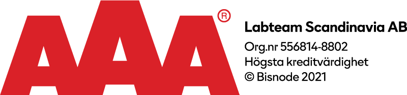 LabTeamet AAA Rating Bisnode Ljus Bakgrund