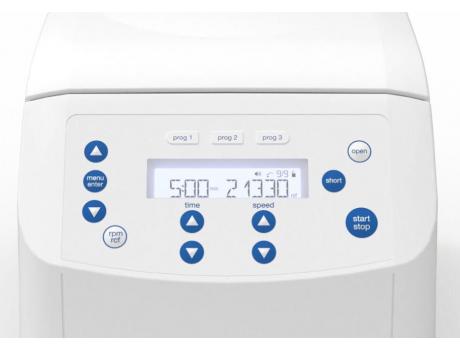 Sentrifug Eppendorf 5425 kontrollpanel knappar