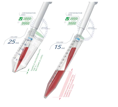 Eppendorf koniske rør 25 mL