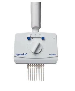 Eppendorf-Move-It®-pipetter med justerbar avstand mellom spissene