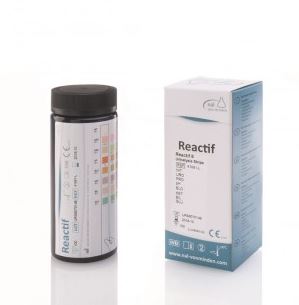 Reactif 8 urine analysis strips 100 tests